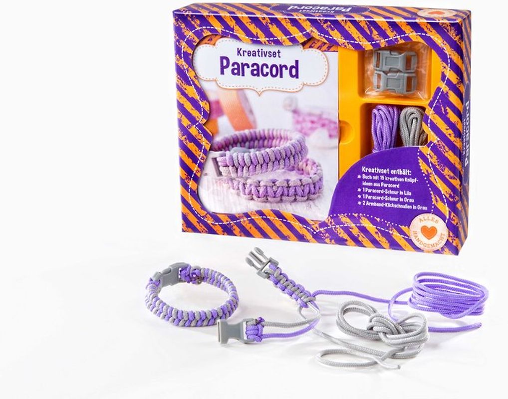 Kreativset Paracord - Armbänder und Deko selbst geknüpft