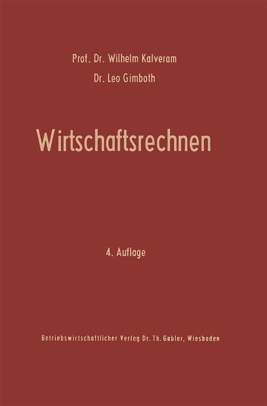 Wirtschaftsrechnen