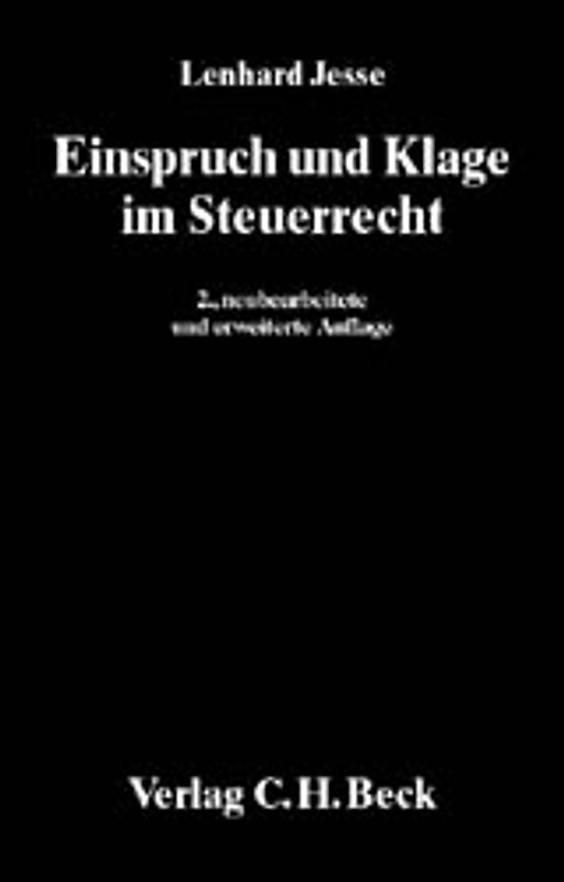 Einspruch und Klage im Steuerrecht