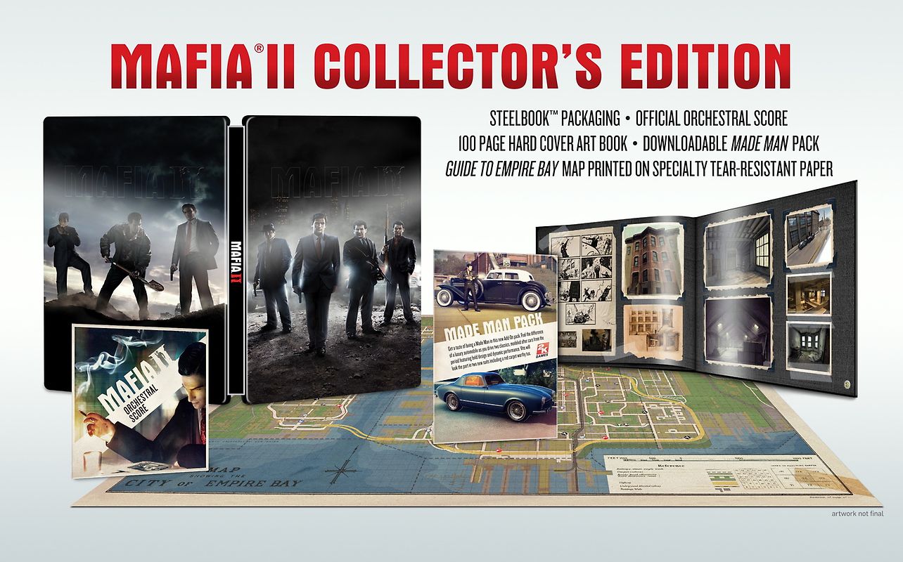 Mafia II [Collector's Edition inkl. Steelbook, Soundtrack, Artbook, Karte] PlayStation 3