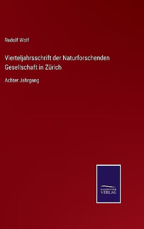 Vierteljahrsschrift der Naturforschenden Gesellschaft in Zürich