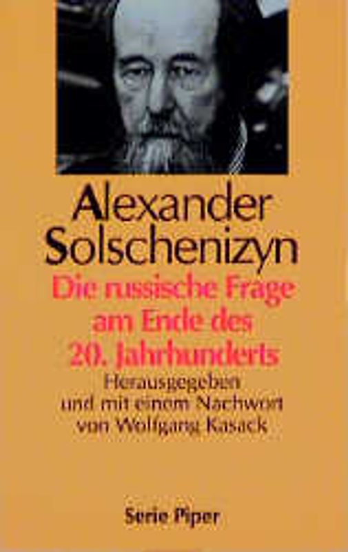 Die russische Frage am Ende des 20. Jahrhunderts