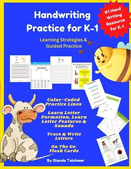 Handwriting Practice for K-1: Learning Strategies & Guided Practice