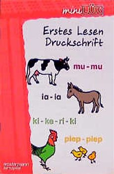 miniLÜK. Deutsch / Erstes Lesen - Druckschrift