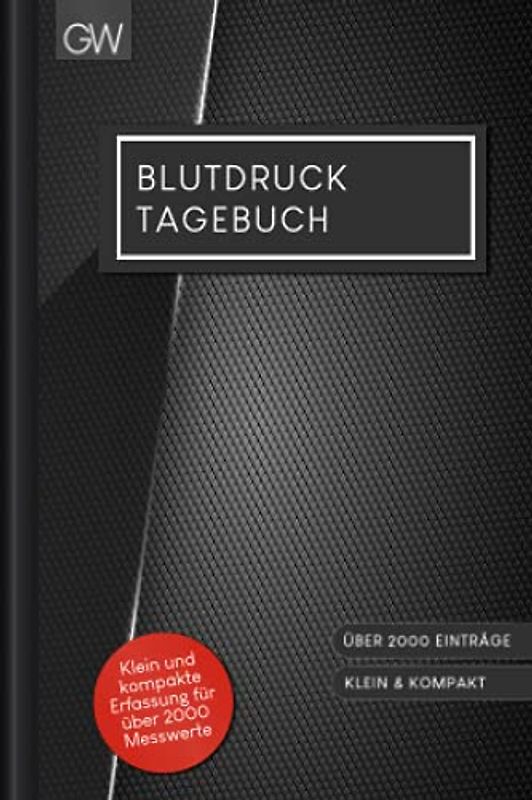 Blutdrucktagebuch: klein und kompakt in A6 | Blutdruckpass zum Ausfüllen und Tracken | für 1 Jahr bei 3 Messungen pro Tag | Motiv: Benjamin
