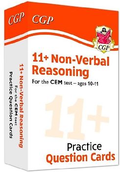 11+ CEM Non-Verbal Reasoning Practice Question Cards - Ages 10-11