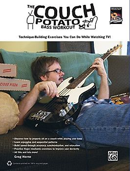 The Couch Potato Bass Workout: Technique-Building Exercises You Can Do While Watching TV! (Couch Potato Workout) - Alfred Publishing