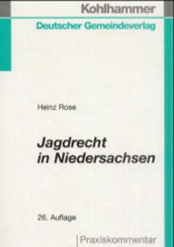 Jagdrecht in Niedersachsen