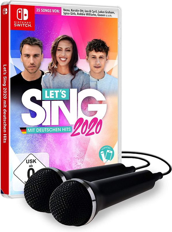 Let's Sing 2020 mit deutschen Hits + 2 Mics Bundleversion