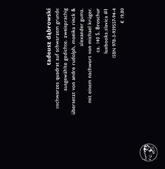 Schwarzes Quadrat auf schwarzem Grund