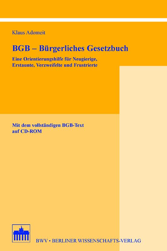 BGB - Bürgerliches Gesetzbuch