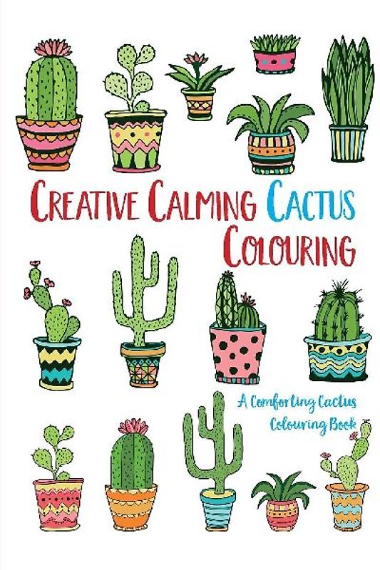 Creative Calming Cactus Colouring
