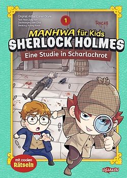Manhwa für Kids: Sherlock Holmes (Band 1) - Eine Studie in Scharlachrot