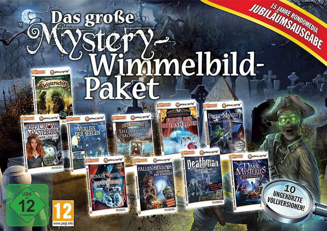 15 Jahre Rondomedia Jubiläumsausgabe: Das große Mystery-Wimmelbild-Paket PC Spiele