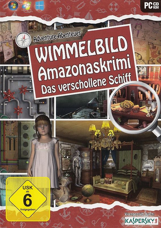 Wimmelbild Amazonaskrimi: Das verschollene Schiff PC Spiele