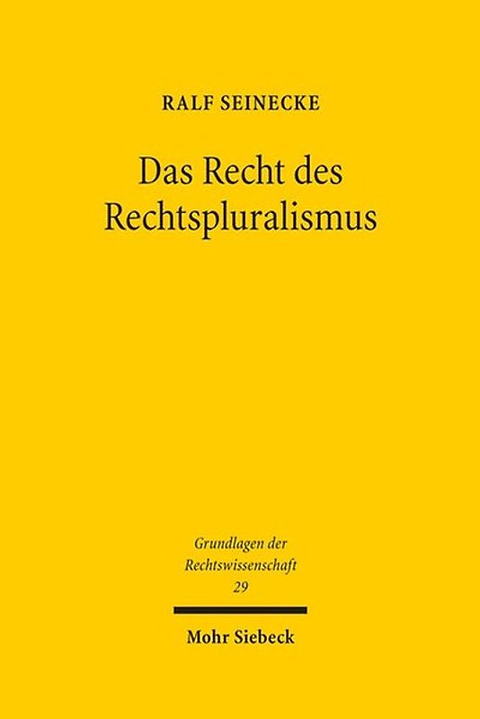 Das Recht des Rechtspluralismus