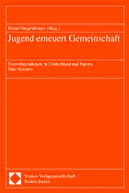 Jugend erneuert Gemeinschaft