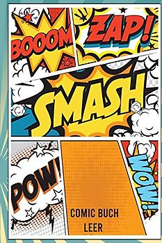 Comic Buch Leer: Zum Selber Zeichnen Geschenk Für Kinder Und Comicfans