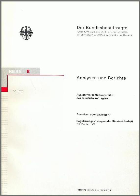 Ausreisen oder dableiben?