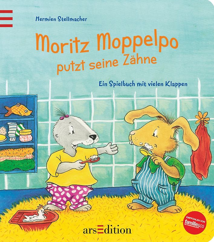 Moritz Moppelpo putzt seine Zähne
