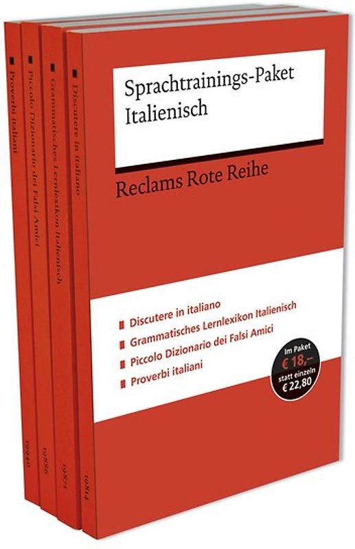 Sprachtrainings-Paket Italienisch