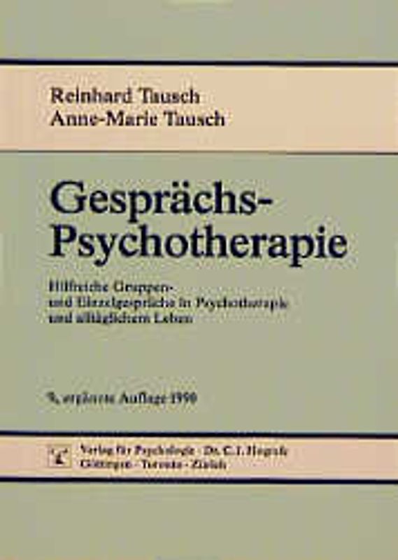 Gesprächspsychotherapie