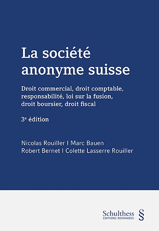 La société anonyme suisse