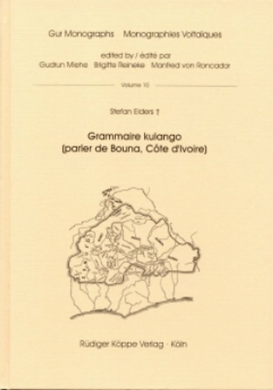 Grammaire kulango (parler de Bouna, Côte d’Ivoire)