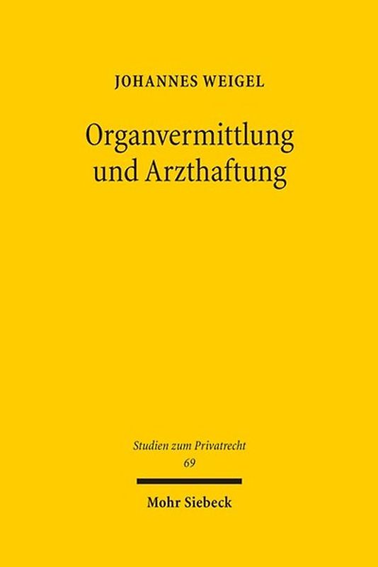 Organvermittlung und Arzthaftung
