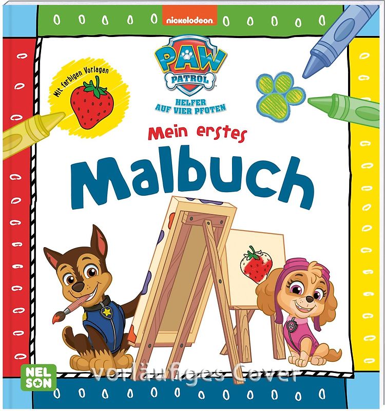 PAW Patrol Lernbuch: Mein erstes Malbuch