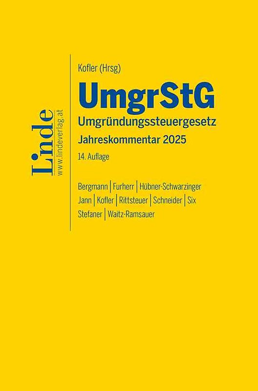 UmgrStG | Umgründungssteuergesetz 2025