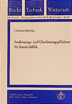 Andienungs- und Überlassungspflichten für Sonderabfälle