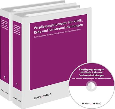 Verpflegungskonzepte für Klinik, Reha und Senioreneinrichtungen