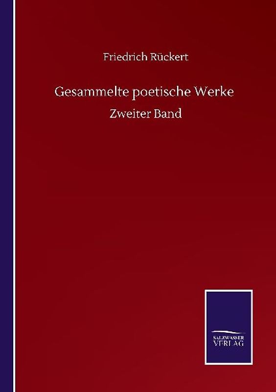 Gesammelte poetische Werke
