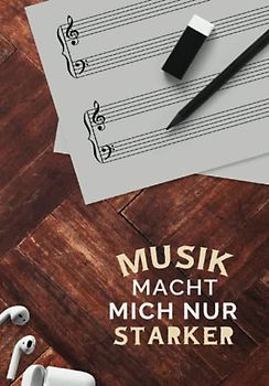 Musik macht mich nur starker: 58 Wochen Journal | Organisieren Sie Ihre Praxis | Verfolge deinen Fortschritt | Werde ein besserer Musiker | Geschenkidee