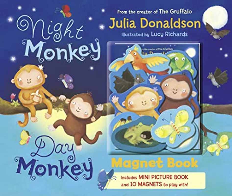Night Monkey, Day Monkey Magnet Book