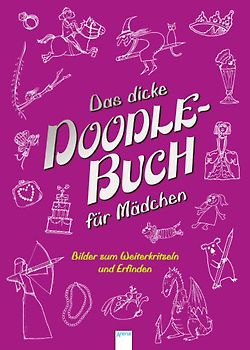 Das dicke Doodle-Buch für Mädchen