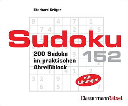 Sudoku Block 152 (5 Exemplare à 2,99 €)