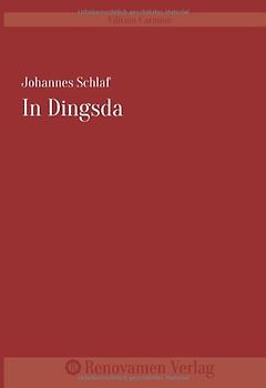 In Dingsda - Schlaf, Johannes