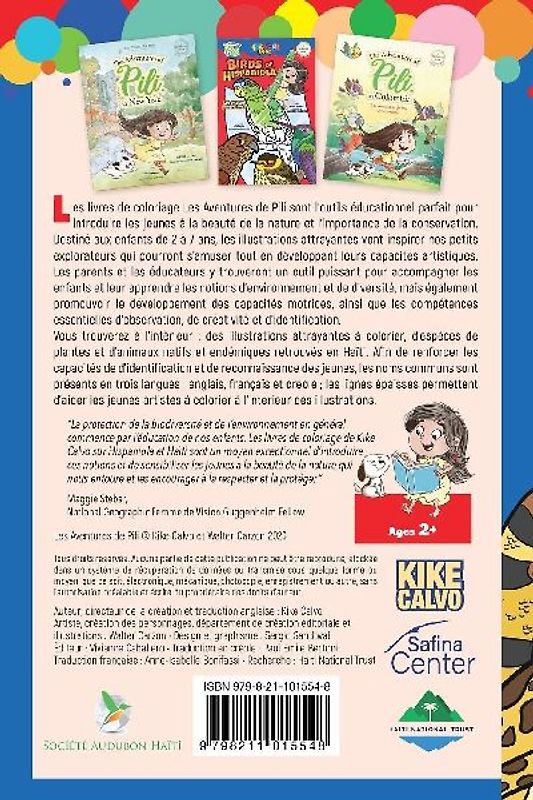 La Faune et la Flore d'Haïti (Bilingual Book French-Creole / Liv bileng franse kreyòl )