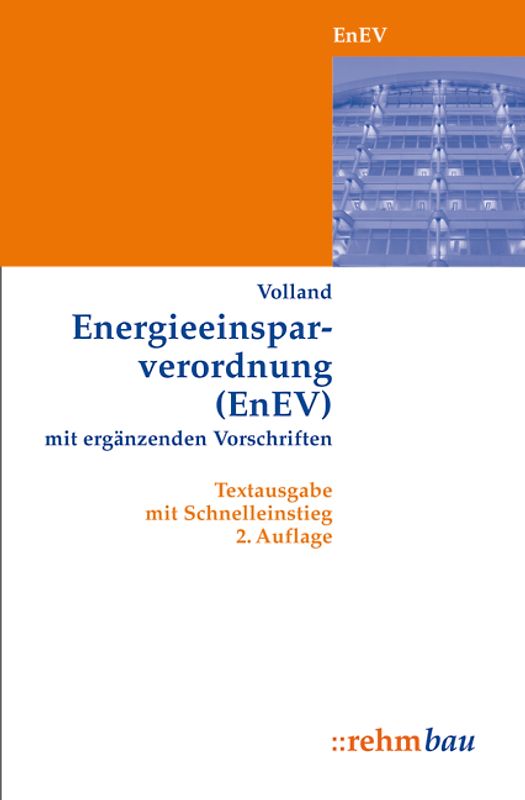 Energieeinsparverordnung (EnEV)