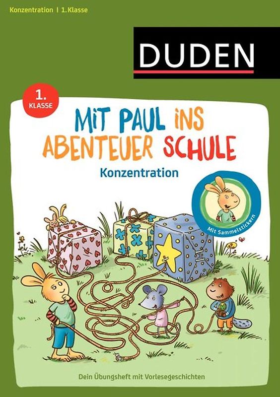 Mit Paul ins Abenteuer Schule - Konzentration - 1. Klasse