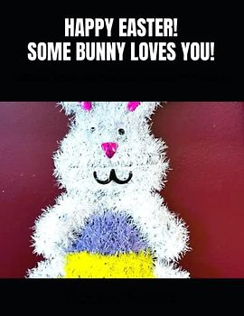 HAPPY EASTER! SOME BUNNY LOVES YOU!: EASTER AND SPRING LARGE PRINT MIXED PUZZLES ACTIVITY BOOK #1