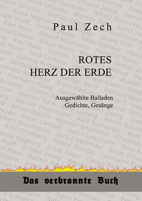 Rotes Herz der Erde