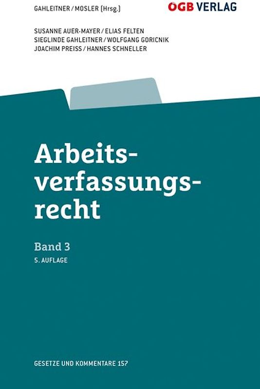 Arbeitsverfassungsrecht Bd 3