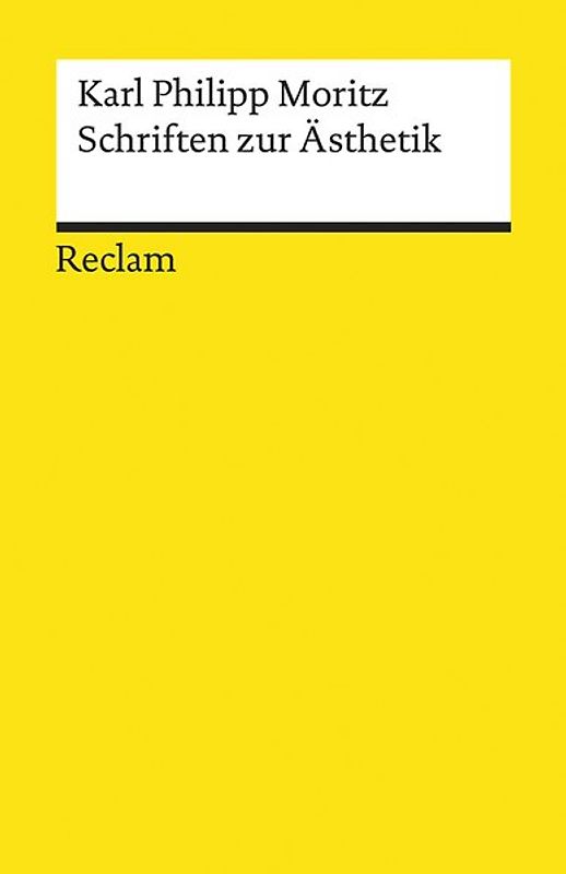 Schriften zur Ästhetik