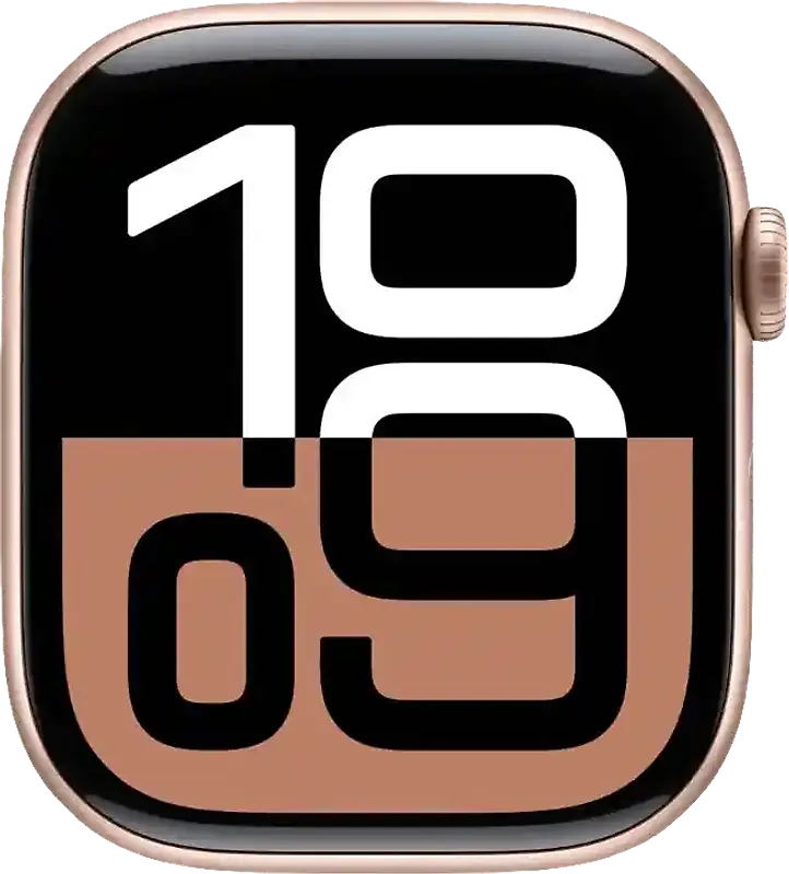 Apple Watch Series 10 46 mm Boîtier aluminium or rose [Wi-Fi + Cellulaire]