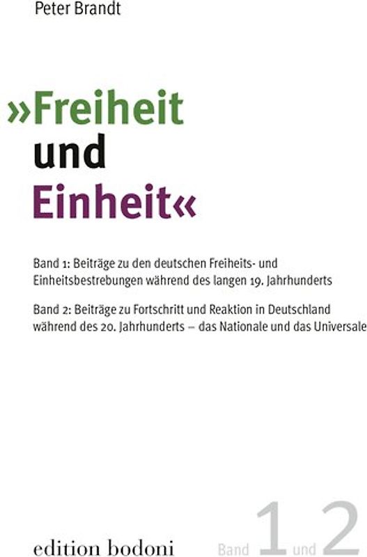 "Freiheit und Einheit"