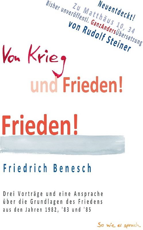 Von Krieg und Frieden