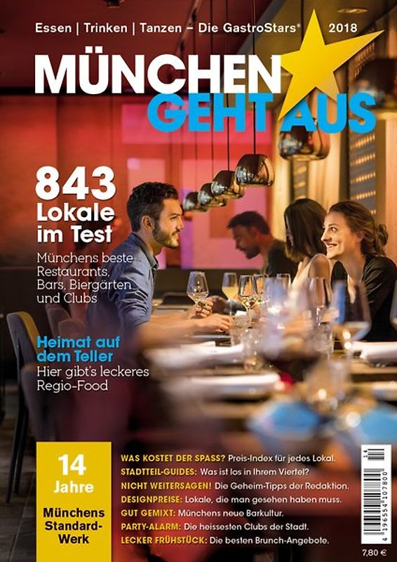 München geht aus 2018: Essen - Trinken - Tanzen